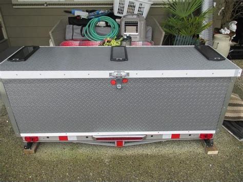 rv outdoor metal box|aluminum cargo boxes.